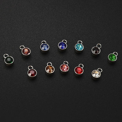 Birthstone Alloy Pendants
