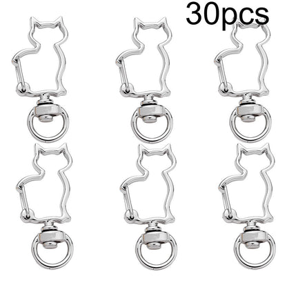 Golden & Silver Keychain Clasp Set