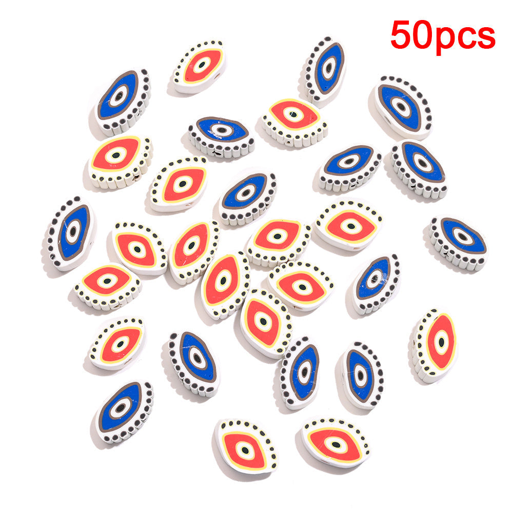 Evil Eye Polymer Clay Beads