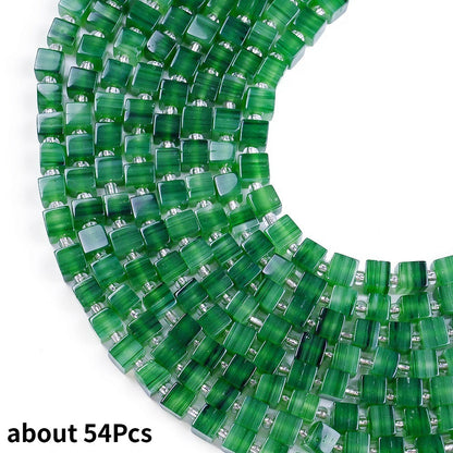 Square Natural Stone Beads