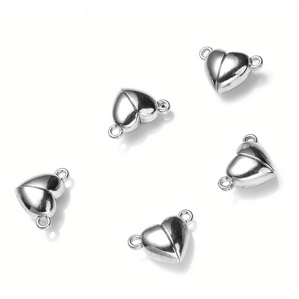 Mini Alloy Heart Magnetic Clasps