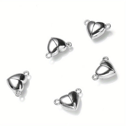 Mini Alloy Heart Magnetic Clasps