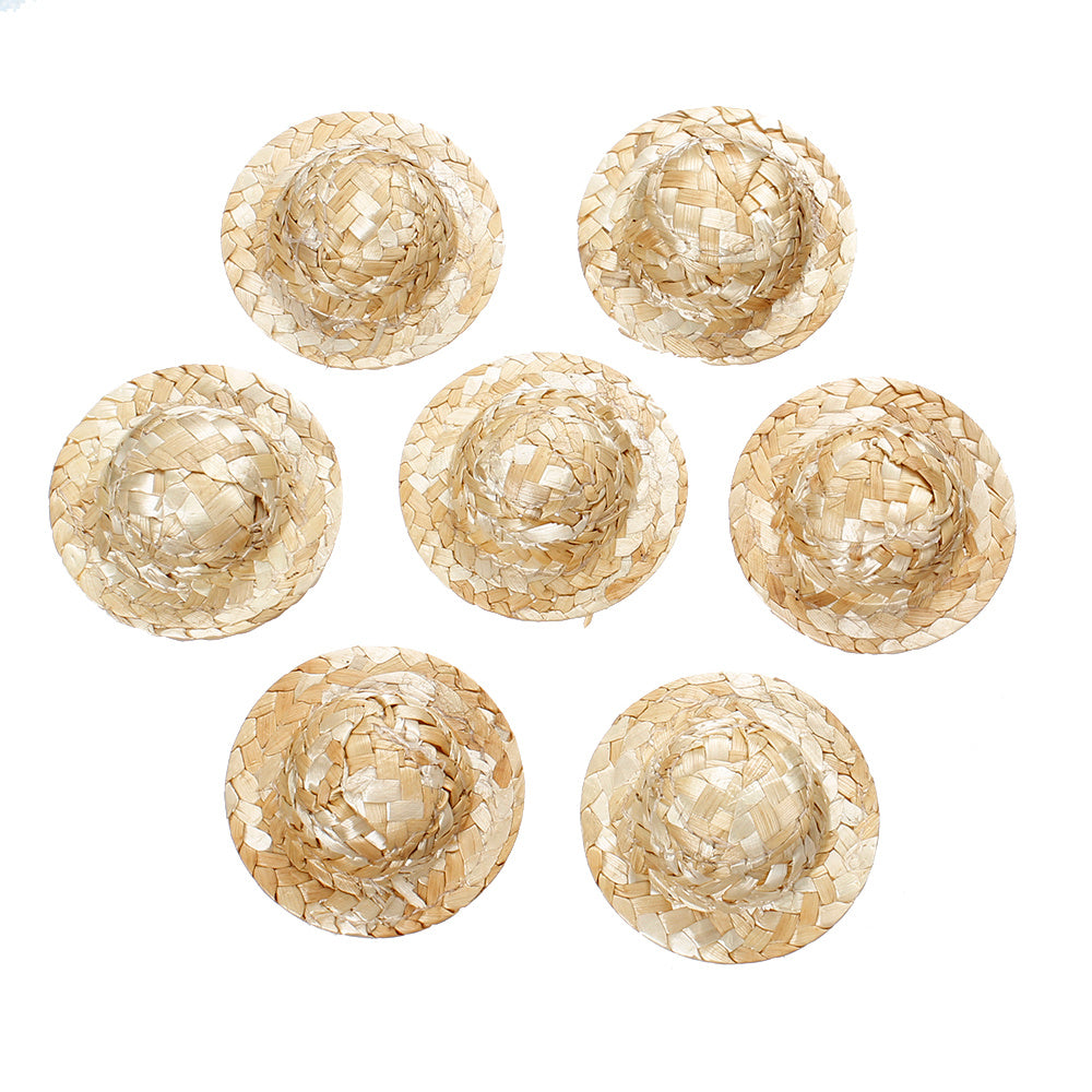 Mini Woven Straw Hats