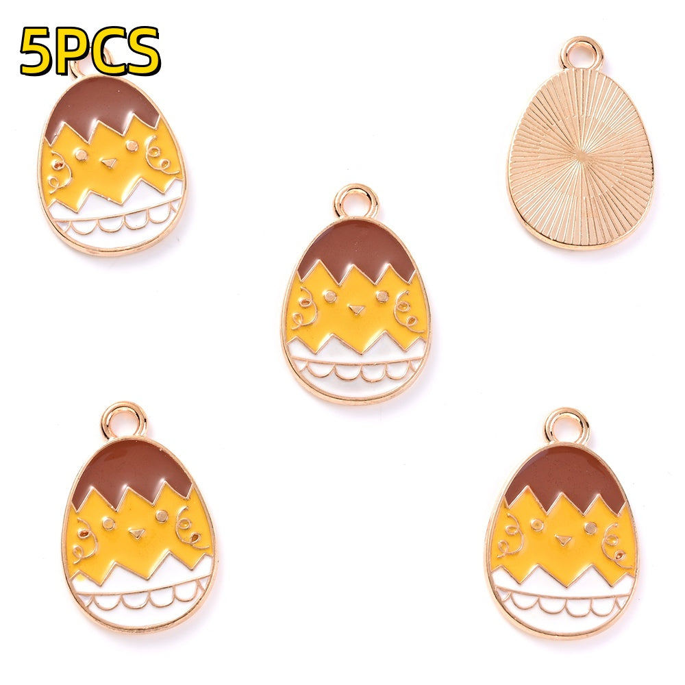 Easter Egg Alloy Pendants