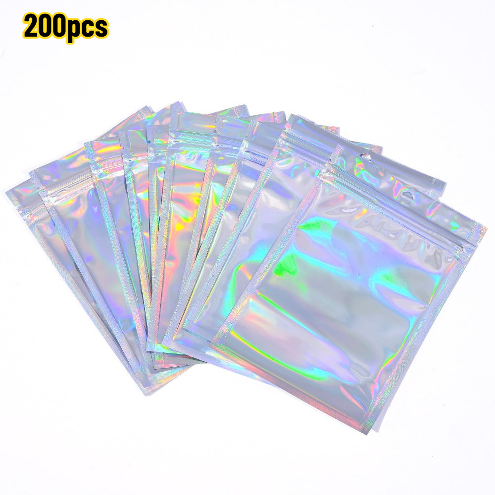 Holographic Resealable Packaging Bags
