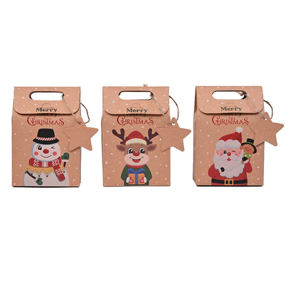Christmas Kraft Paper Gift Boxes