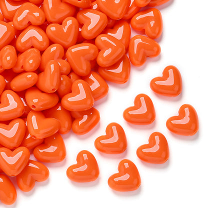 Pink Love Acrylic Beads