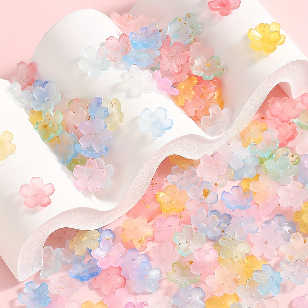 Gradient Lily Flower Beads