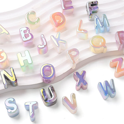 18x21 mm Acrylic Letter Beads