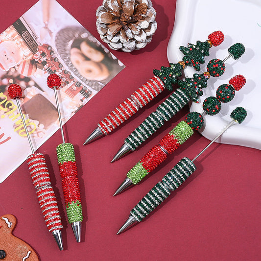 Christmas Beadable Ballpoint Pens