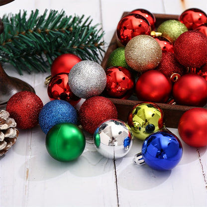 Plastic Christmas Ball Charms