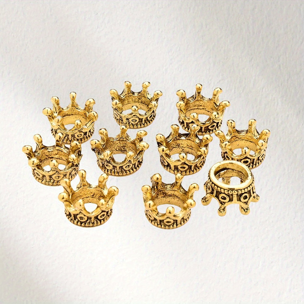 Metal Crown Alloy Beads