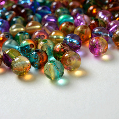 Rainbow Gradient Acrylic Beads