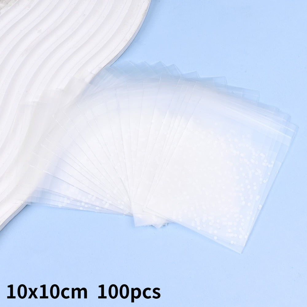 Frosted Self-Sealing Jewelry Bags