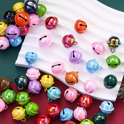10PCS 17×19mm Colorful Iron Bell Charms