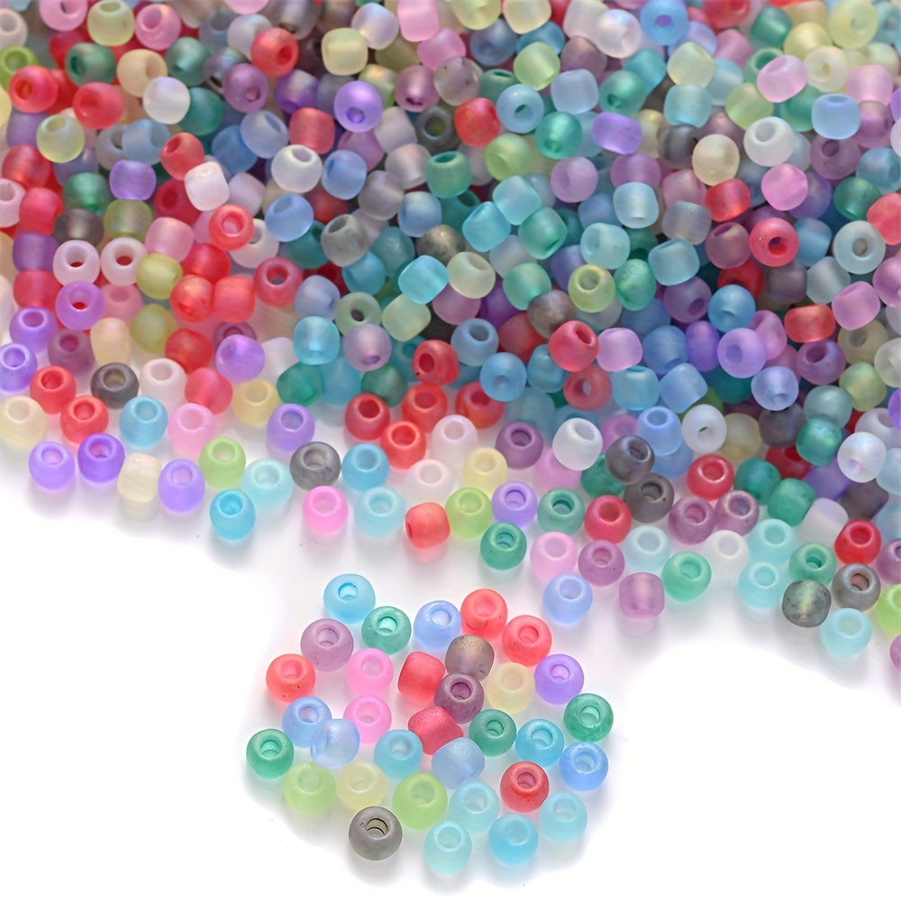 Colorful Frosted Seed Beads