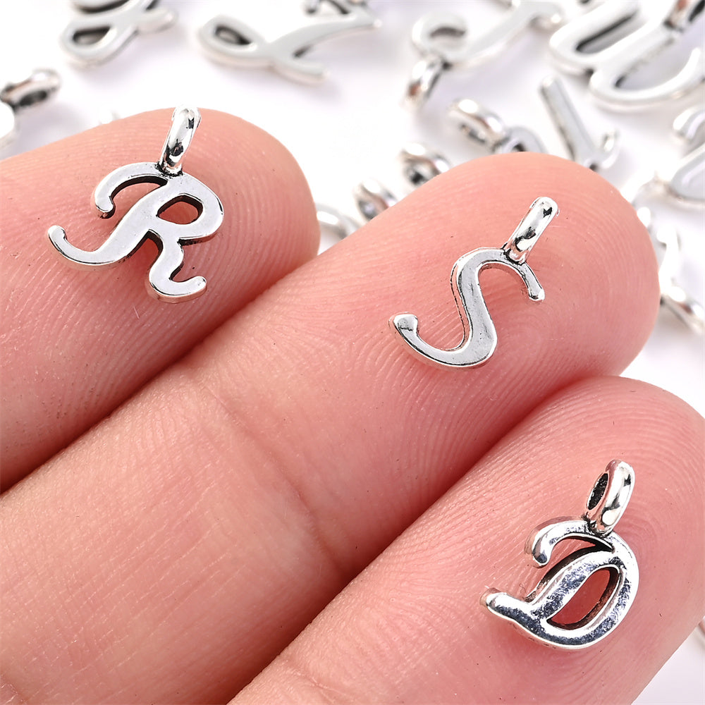 A-Z Alloy Letter Pendant Charms