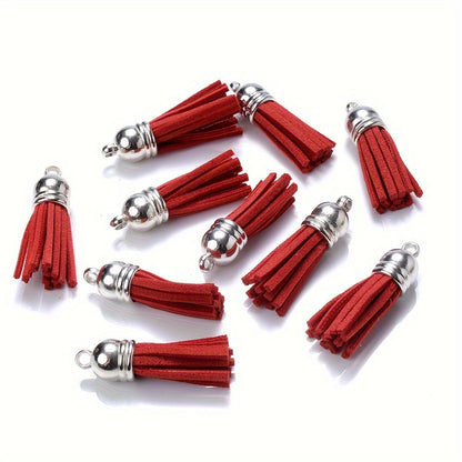 Colorful Polyester Tassel Pendants