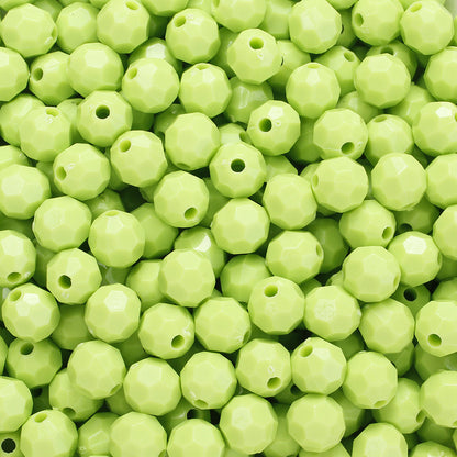 Luminous Multilateral Ball Acrylic Beads