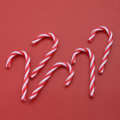 10PCS Christmas Acrylic Candy Cane Hanging Ornament Set