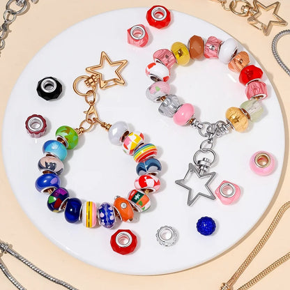 Blank Beadable Keychain Set