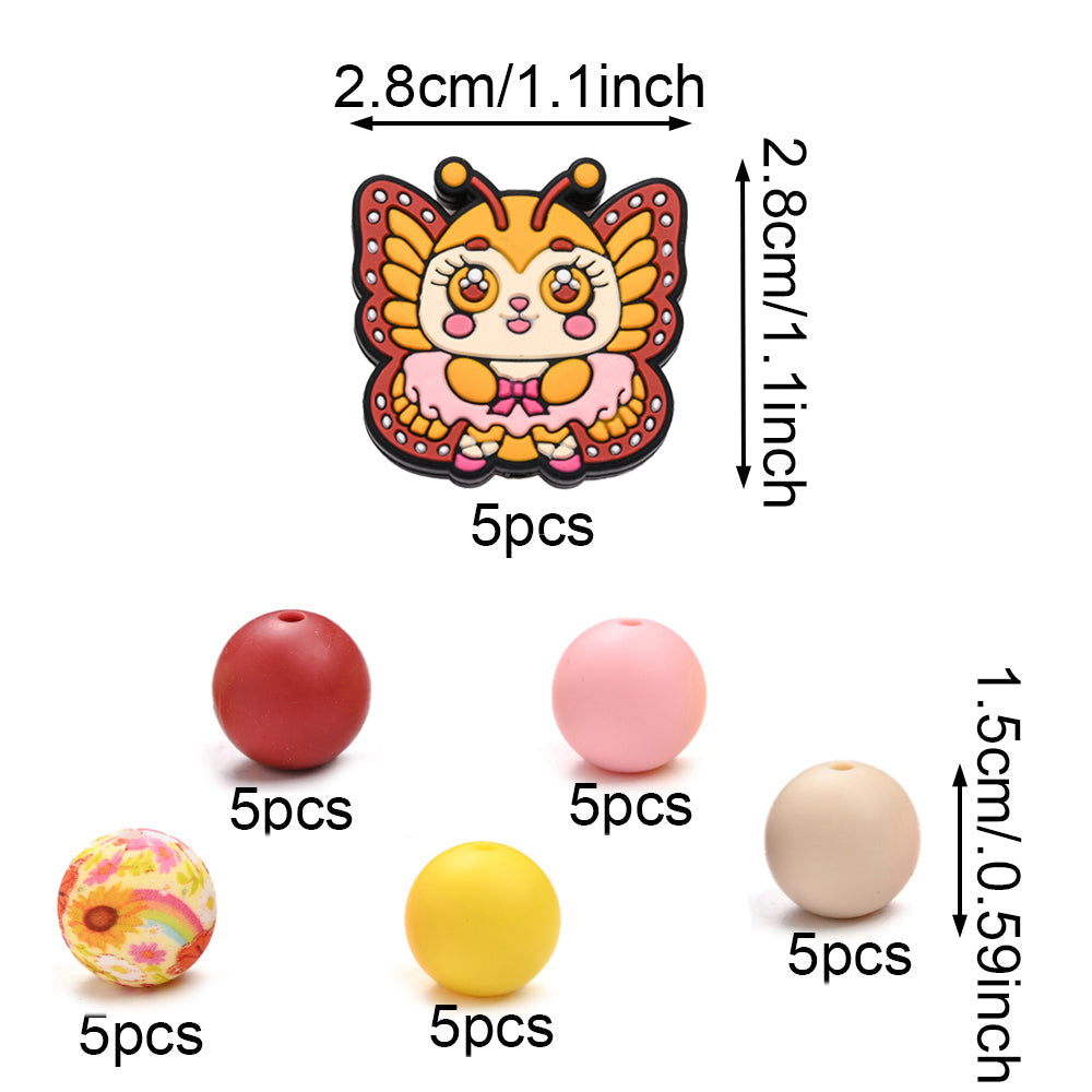 Animal Silicone Beads Kit