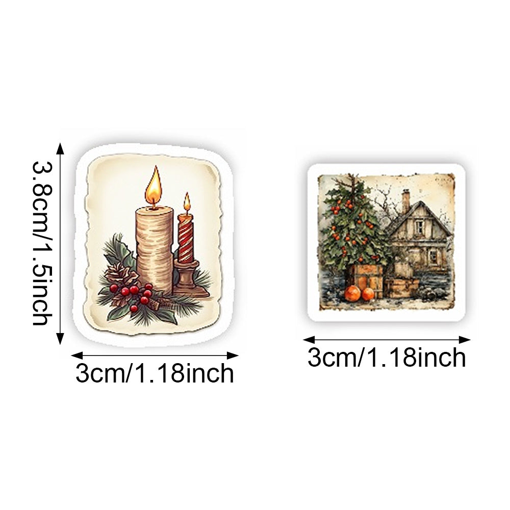 Christmas Pattern Roll Stickers