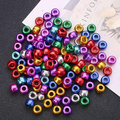 1000pcs/bag 6x9mm Colorful Resin Large Hole Beads