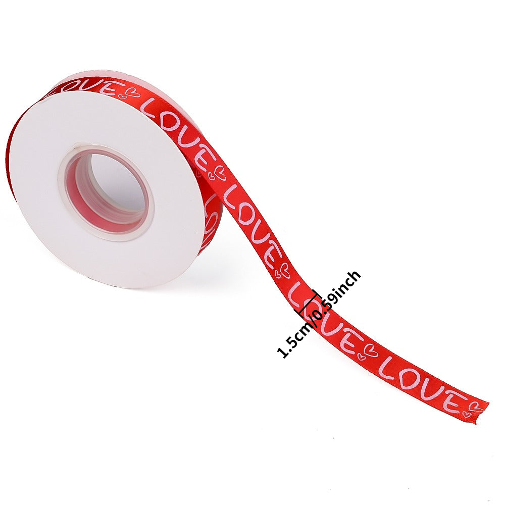 Love Heart Grosgrain Ribbon