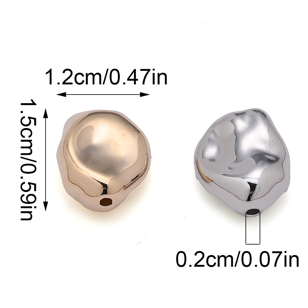 Modern Irregular Faceted Beads