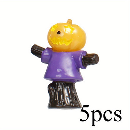 5-Piece Halloween Mini Resin Figurine Set