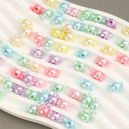 Candy Shape Light Acrylic Beads