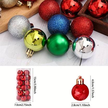 Plastic Christmas Ball Charms