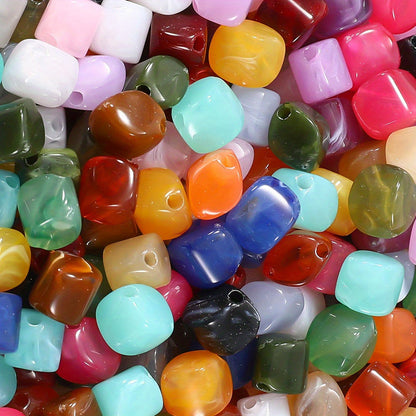 Vivid Acrylic Diamond Spacer Beads
