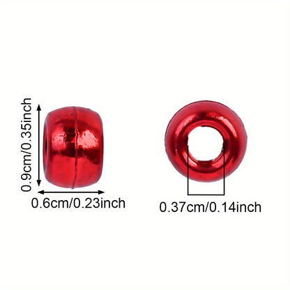 Multicolor Resin Large Hole Beads