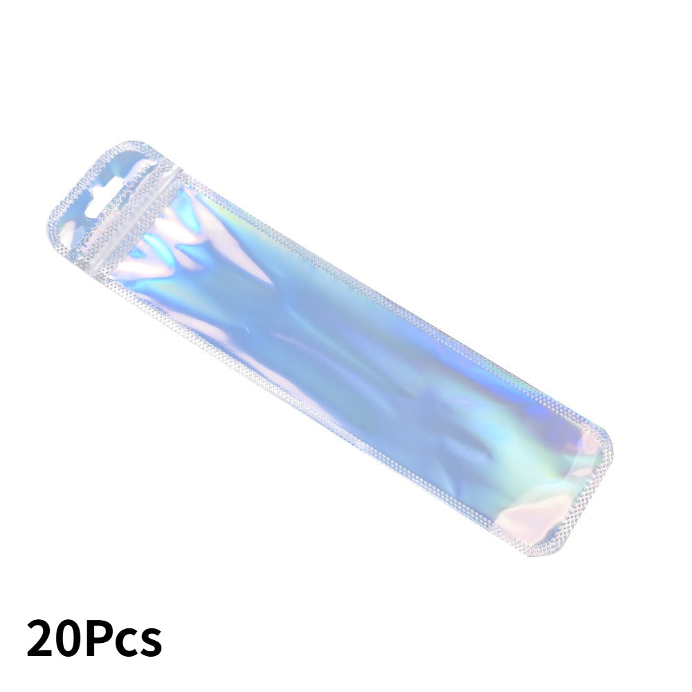 Iridescent Self-Sealing Jewelry Bags
