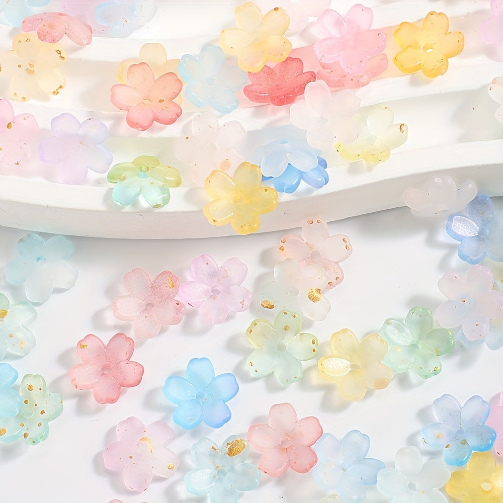Gradient Lily Flower Beads