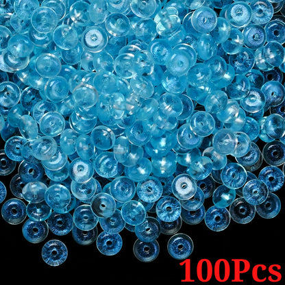 Flat Round Glass Beads