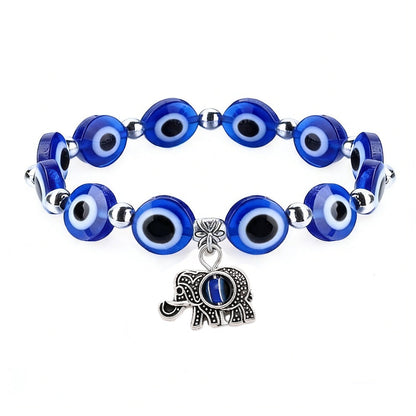 50PCS Vintage Evil Eye Alloy Pendant Set