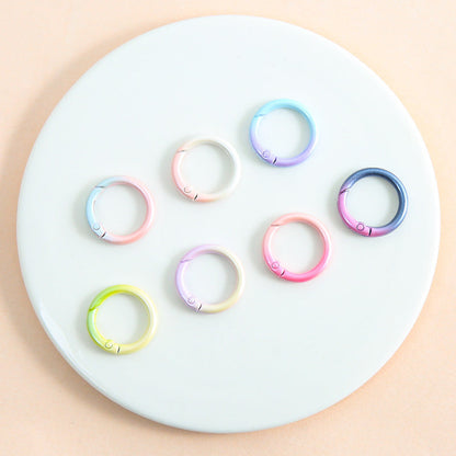 20PCS 25×19mm Gradient Spring Gate O-Ring Buckle Set