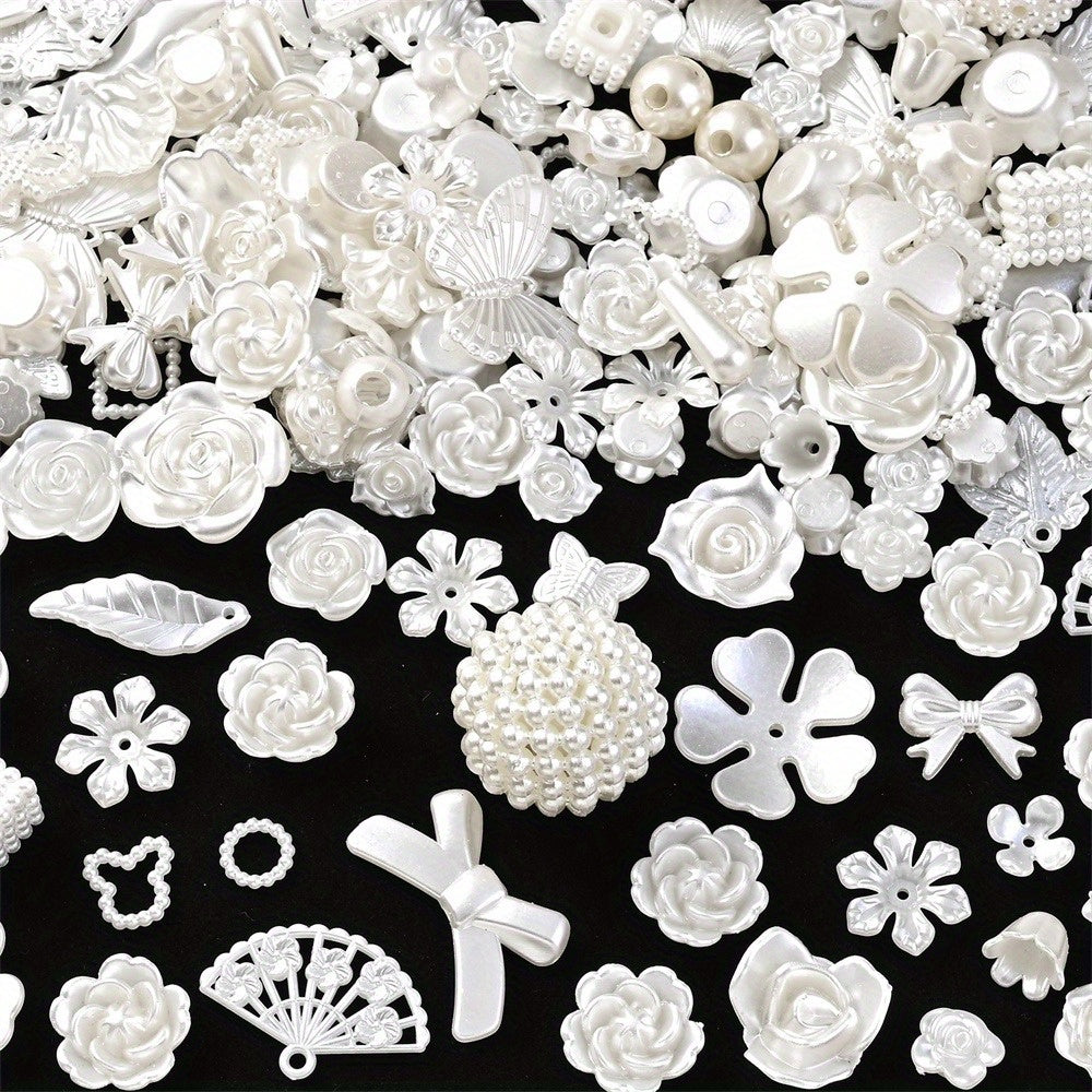 8-40 mm Acrylic Butterfly, Flower, Moon & Star Bead Assortment