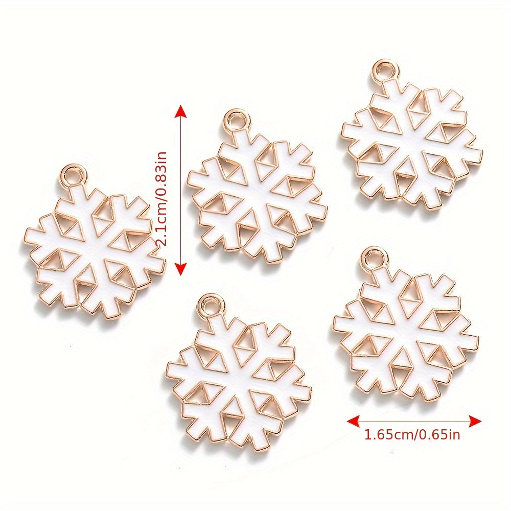 Mixed Metal Christmas Pendants