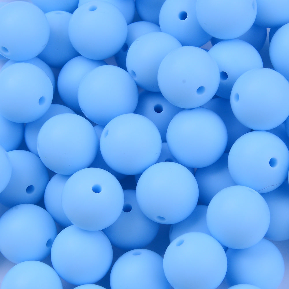 12 mm Round Silicone Beads