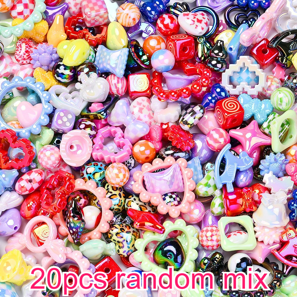 Vibrant Acrylic Spacer Beads