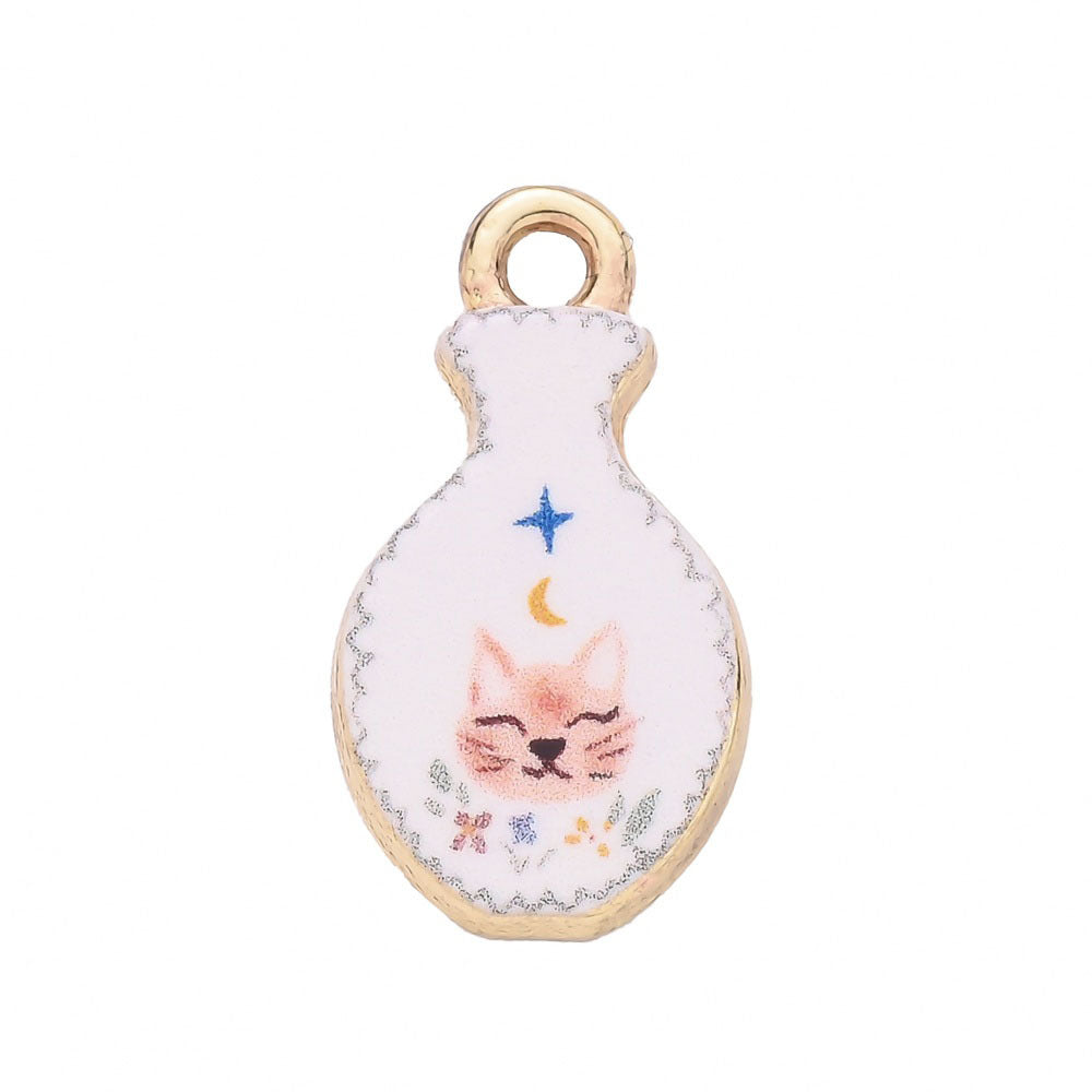 1-Piece Vintage Gold Animal & Nature Charm Pendant