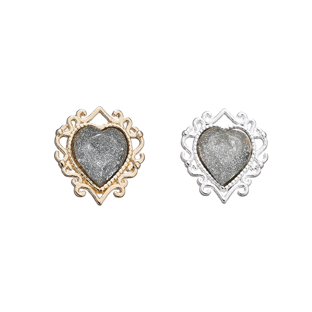 10PCS Sparkling Rhinestone Zinc Alloy Pendant Set