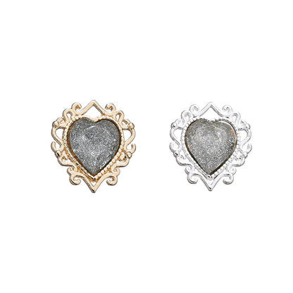 10PCS Sparkling Rhinestone Zinc Alloy Pendant Set
