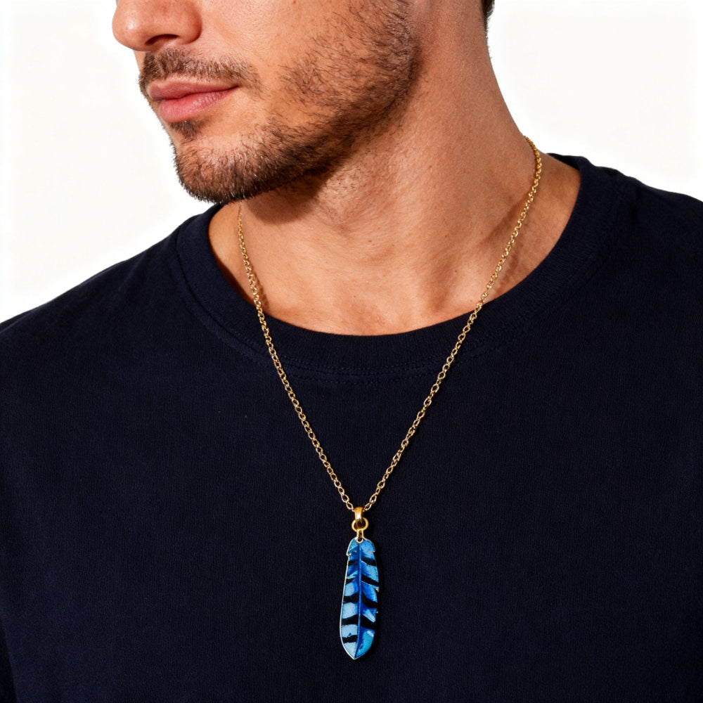 Bohemian Feather Alloy Pendant Charms