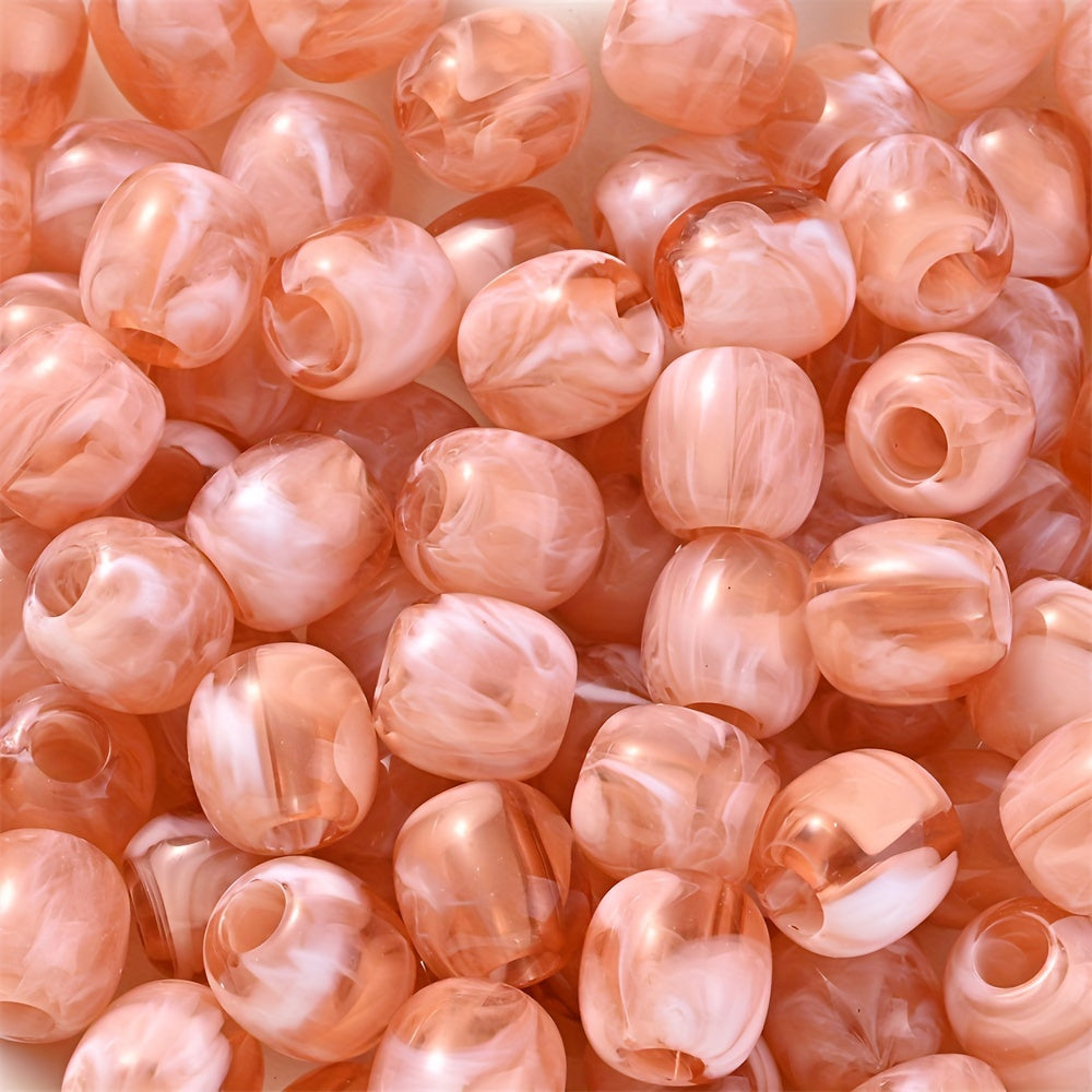 Barrel Acrylic Large Hole Beads