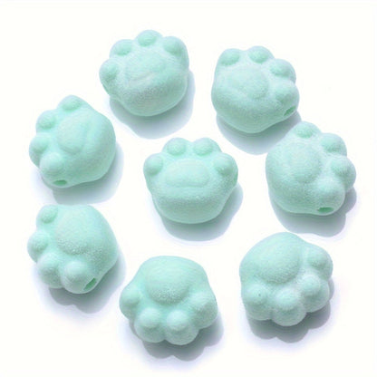 10PCS Multicolor Cat's Claw Acrylic Bead Set